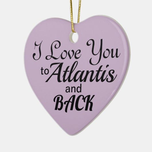 De Atlantis Graal Vakantie 2023 Hart Ornament (Links)