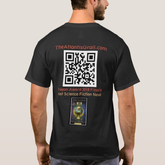 De Atlantis Graal - Verborgen Code - T-shirt (Achterkant)