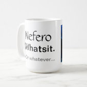 De Atlantis Grail - Nefero Whatsit Humoureuze Mok (Voorkant links)