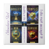 De Atlantis Grail Series - Keramische Tile Tegeltje (Voorkant)