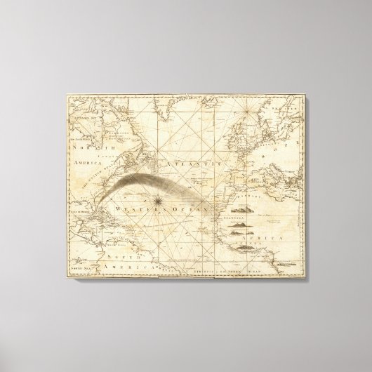De Atlantische Oceaan Canvas Afdruk (Voorkant)