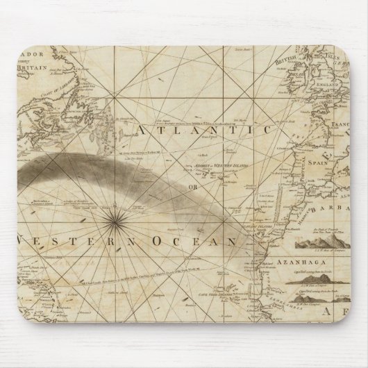 De Atlantische Oceaan Muismat (Voorkant)