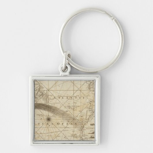 De Atlantische Oceaan Sleutelhanger (Voorkant)
