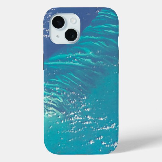 De Atlantische Oceaan voor de kust van de Bahama's Case-Mate iPhone Case (Achterkant)