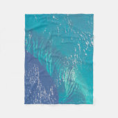 De Atlantische Oceaan voor de kust van de Bahama's Fleece Deken (Voorkant)