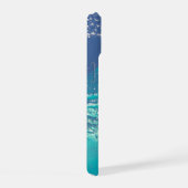 De Atlantische Oceaan voor de kust van de Bahama's iPhone 15 Case (Rechterkant)