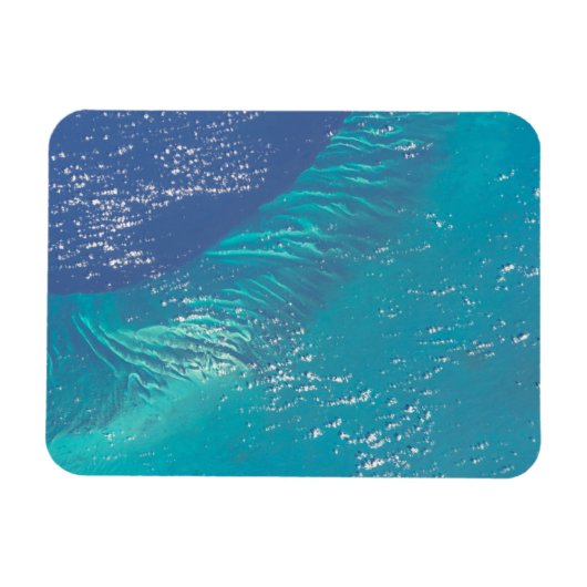 De Atlantische Oceaan voor de kust van de Bahama's Magneet (Horizontaal)