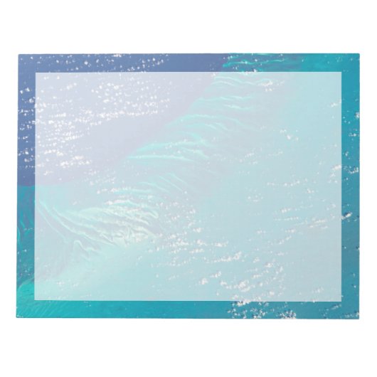 De Atlantische Oceaan voor de kust van de Bahama's Notitieblok (Voorkant)