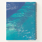 De Atlantische Oceaan voor de kust van de Bahama's Notitieboek (Achterkant)