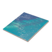 De Atlantische Oceaan voor de kust van de Bahama's Tegeltje (Zijkant)