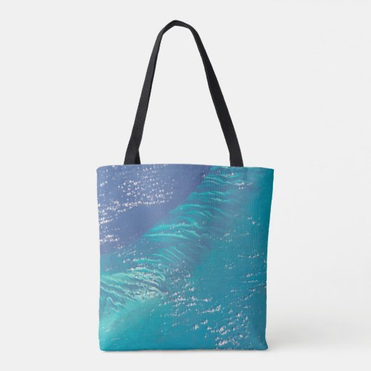 De Atlantische Oceaan voor de kust van de Bahama's Tote Bag (Achterkant)