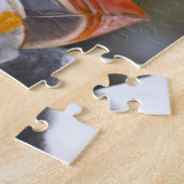 De Atlantische papegaaiduiker, een pelagische zeev Legpuzzel (Zijkant)