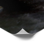 De Atlantische Puffin, een pelagische zeevogel, ge Poster (Hoek)