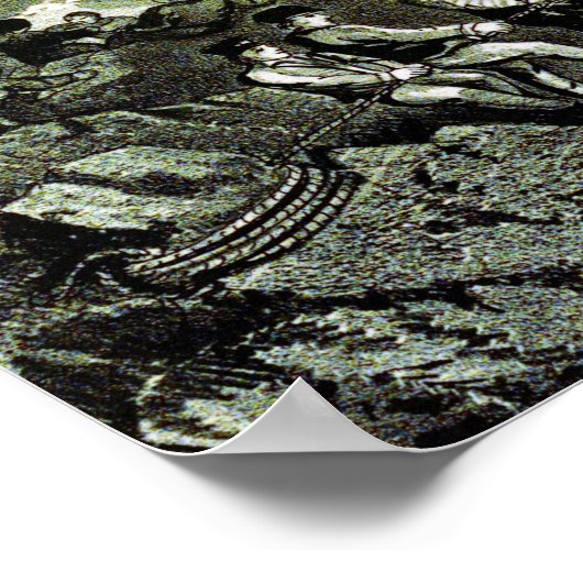 De Atlantische wrak - 1873 Poster (Hoek)