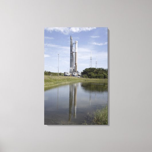 De Atlas V/Centaur komt op het lanceringsbedrijf a Canvas Afdruk (Voorkant)