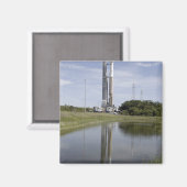 De Atlas V/Centaur komt op het lanceringsbedrijf a Magneet (Voorkant / Achterkant)