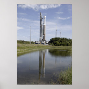 De Atlas V/Centaur komt op het lanceringsbedrijf a Poster