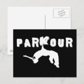 De Atleet van Parkour Briefkaart (Voorkant / Achterkant)