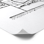 De atmosferische motor van Newcomen Poster (Hoek)