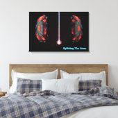 De Atom splitsen Canvas Afdruk (Insitu (Slaapkamer))
