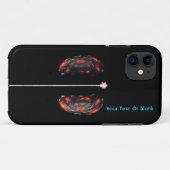 De Atom splitsen Case-Mate iPhone Case (Achterkant (horizontaal))