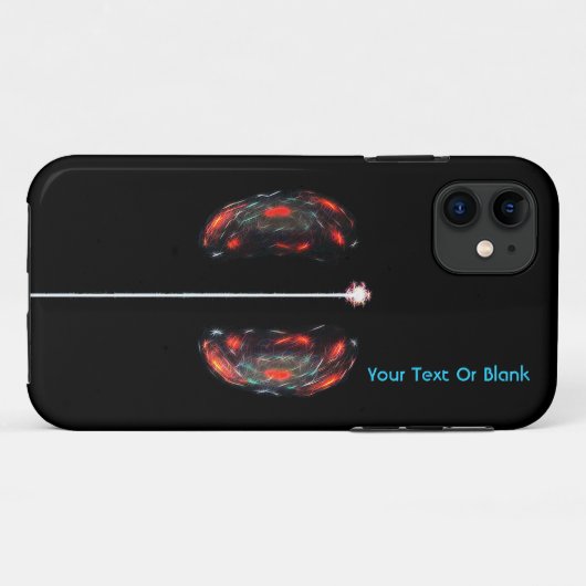 De Atom splitsen Case-Mate iPhone Case (Achterkant (horizontaal))