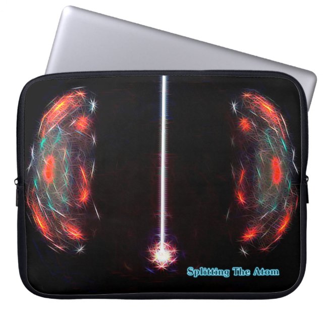 De Atom splitsen Laptop Sleeve (Voorkant)