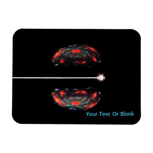 De Atom splitsen Magneet (Horizontaal)