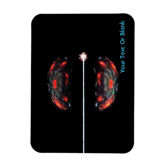 De Atom splitsen Magneet (Verticaal)