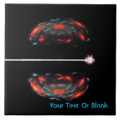 De Atom splitsen Tegeltje (Voorkant)