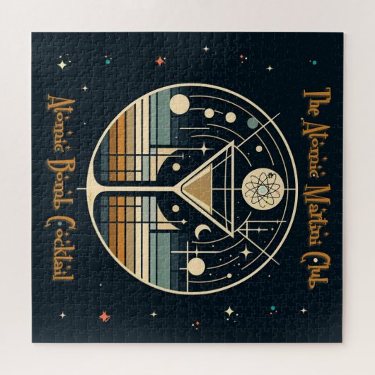 De Atomic Martini Club Atomic Bomb Cocktail Legpuzzel (Horizontaal)