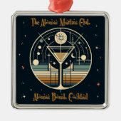De Atomic Martini Club Atomic Bomb Cocktail Metalen Ornament (Voorkant)