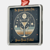 De Atomic Martini Club Atomic Bomb Cocktail Metalen Ornament (Links)