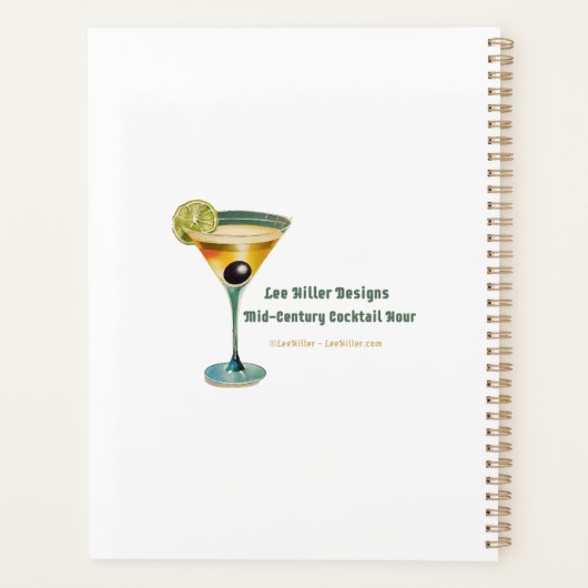 De Atomic Martini Club Atomic Bomb Cocktail Planner (Achterkant)