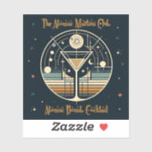 De Atomic Martini Club Atomic Bomb Cocktail Sticker (Vel)