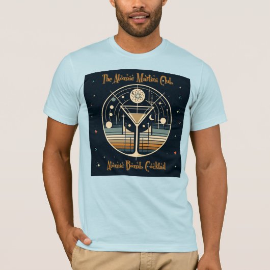 De Atomic Martini Club Atomic Bomb Cocktail T-shirt (Voorkant)