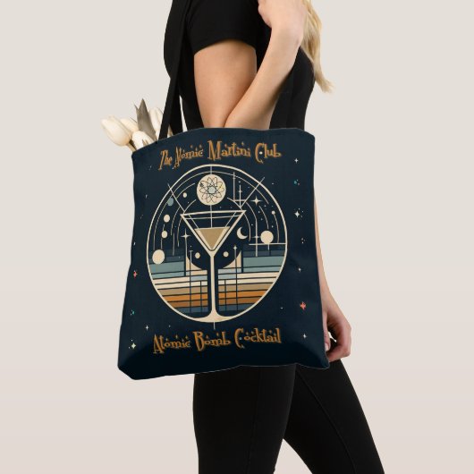 De Atomic Martini Club Atomic Bomb Cocktail Tote Bag