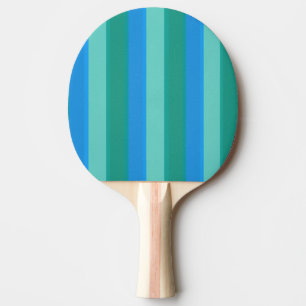 De atoom Blauwgroen & Turkooise Peddel van de Tafeltennisbatje