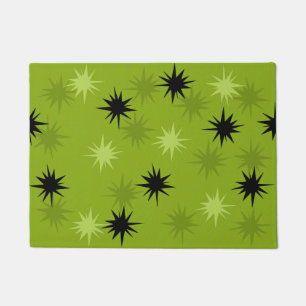 De atoom Groene Mat van de Deur Starbursts