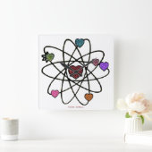 De atoom Harten van de Druk van de Luipaard van Vierkante Klok (Huis)