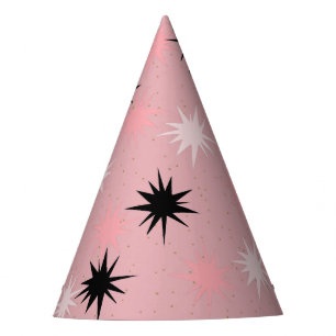 De atoom Roze Petten van de Partij Starbursts Feesthoedjes