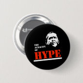 DE AUDACITEIT VAN HYPE RONDE BUTTON 5,7 CM (Voorkant /achterkant)