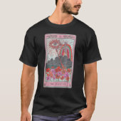 De Audacity Skeleton Tarot Card Sun Evil Eye Aest T-shirt (Voorkant)