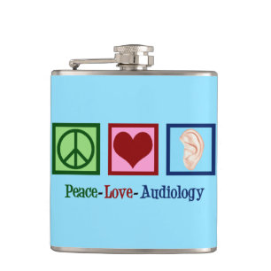 De Audiologie van de Liefde van de vrede Heupfles