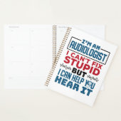 De audioloog kan niet onstuimig bevestigen helpen  planner (Display)