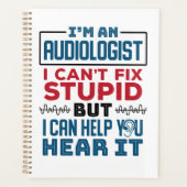 De audioloog kan niet onstuimig bevestigen helpen planner (Voorkant)