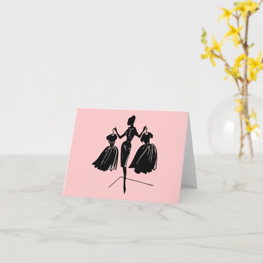 De Audrey Kaart (roze) (Gele Bloem)