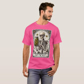 De augurken Tarot Kaart Skeleton Canning Seizoen G T-shirt (Voorkant volledig)