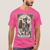 De augurken Tarot Kaart Skeleton Canning Seizoen G T-shirt (Voorkant)