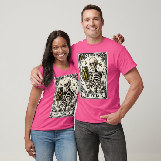 De augurken Tarot Kaart Skeleton Canning Seizoen G T-shirt (Unisex)